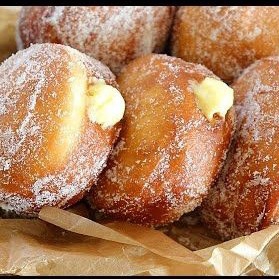 Vanilla Custard Crispy Donuts