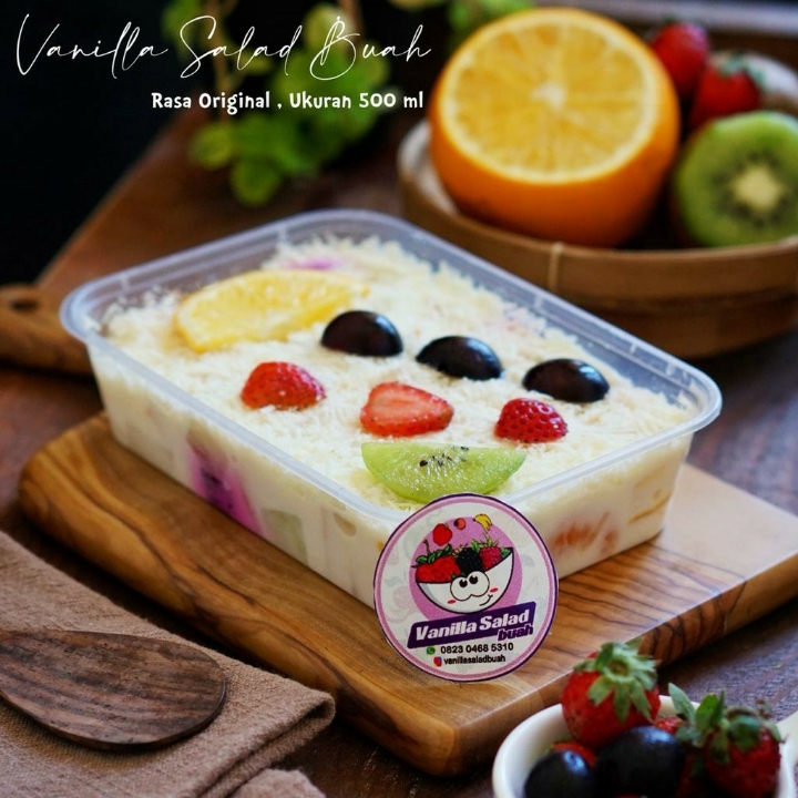 Vanilla Salad Buah 500ml Rasa Original