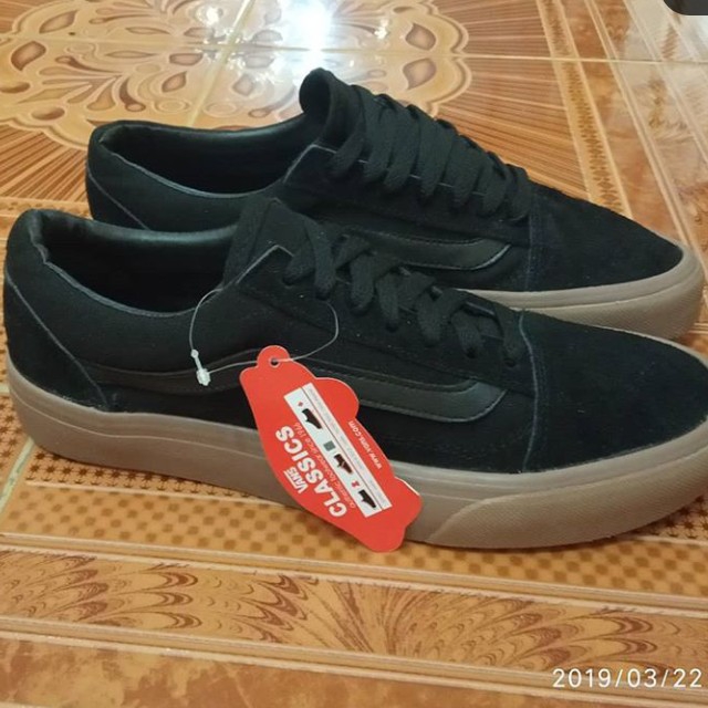 Vans Os Hitam Tps Coklat