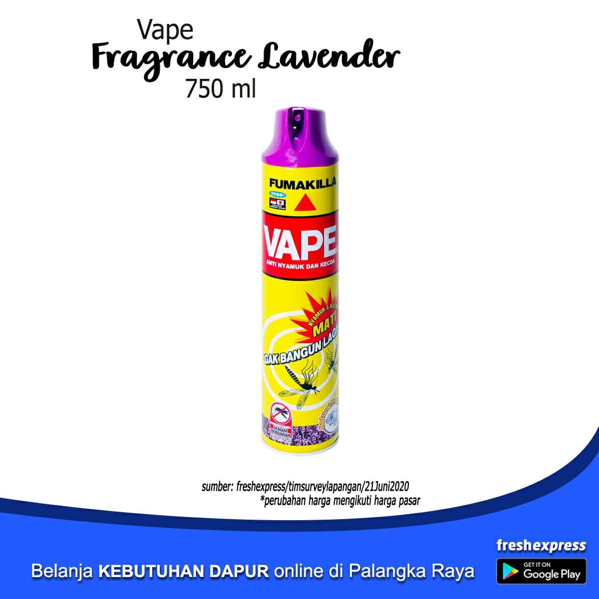 Vape Fragrance Lavender 750 Ml