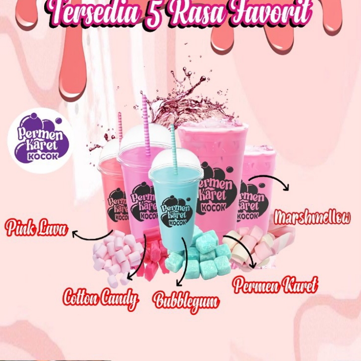 Minuman Varian Permen Karet