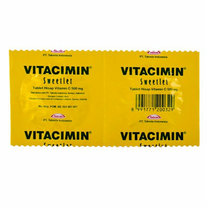 Vitacimin Tablet Hisap - Kesehatan