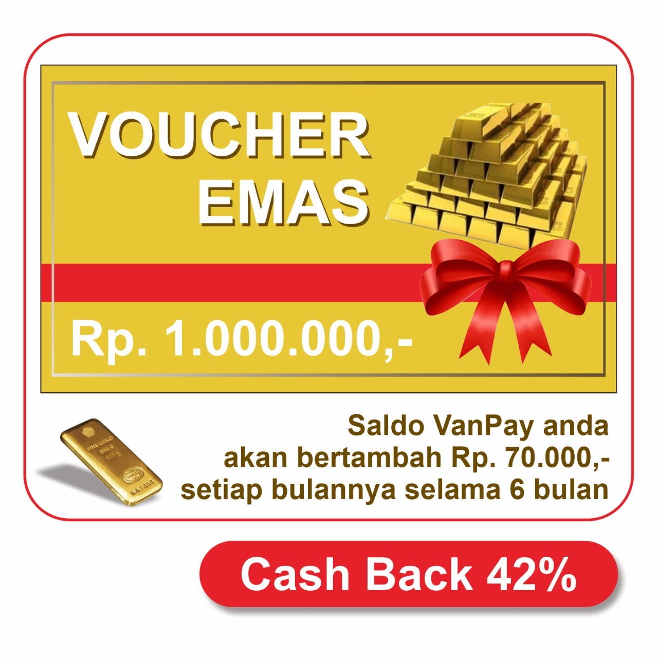 Voucher Emas 1 gram