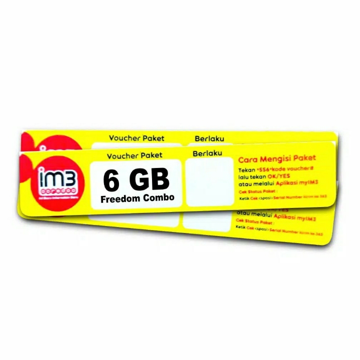 Voucher Indosat 6 GB