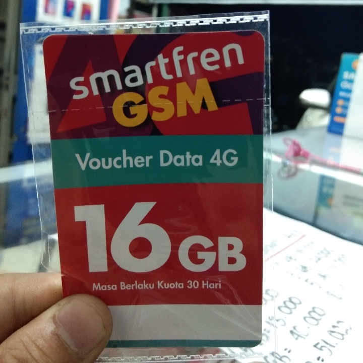 Voucher Internet Smartfreen 16gb Murah