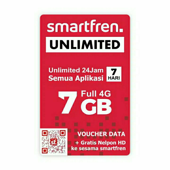 Voucher Smartfren Unlimited 7hari