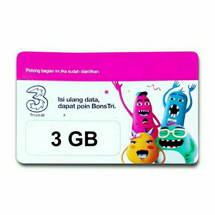 Voucher Tri 3gb