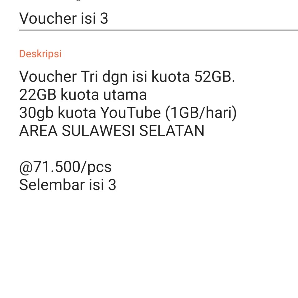 Voucher isi 3 2