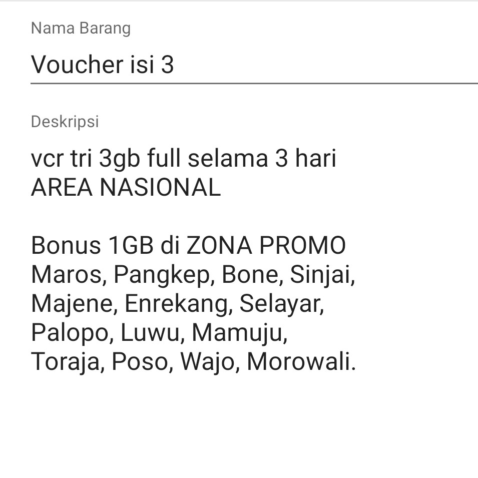 Voucher isi 3 2