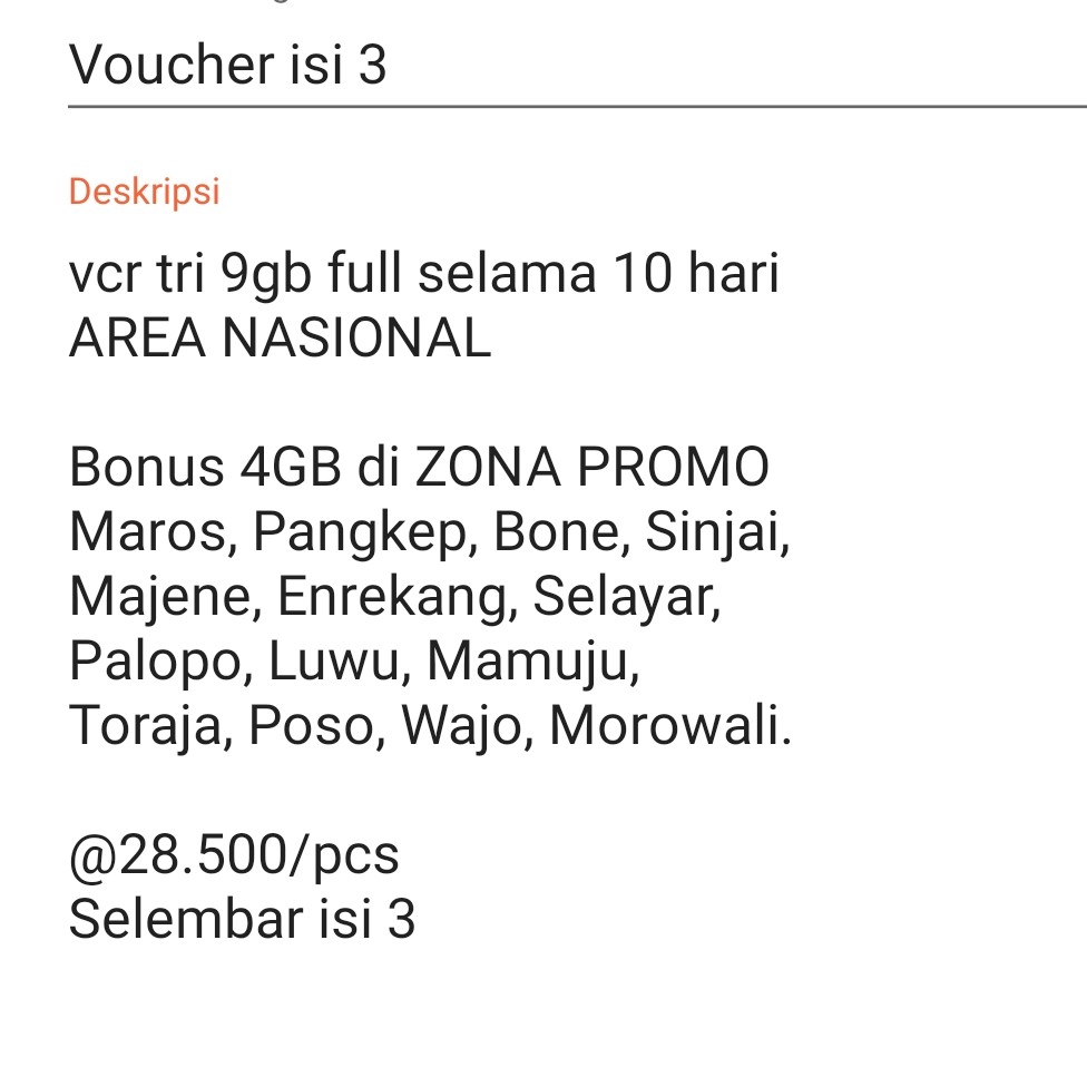 Voucher isi 3 2