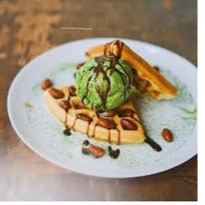 WAFFLE COKLAT GREENTEA 