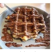 WAFFLE COKLAT SINGGLE 