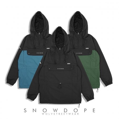 WOLV CAGOULE JACKET SNOWDOP