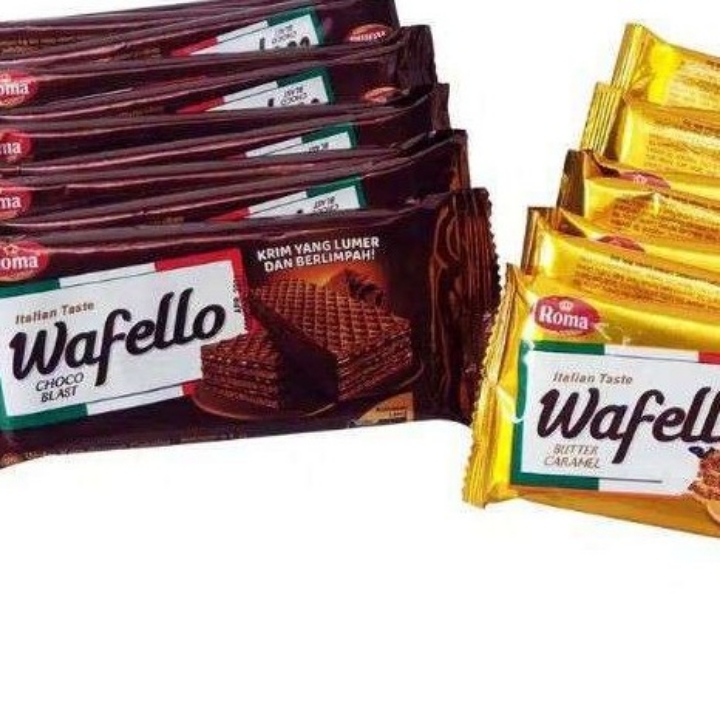 Wafello Wafer Coklat Atau Caramel