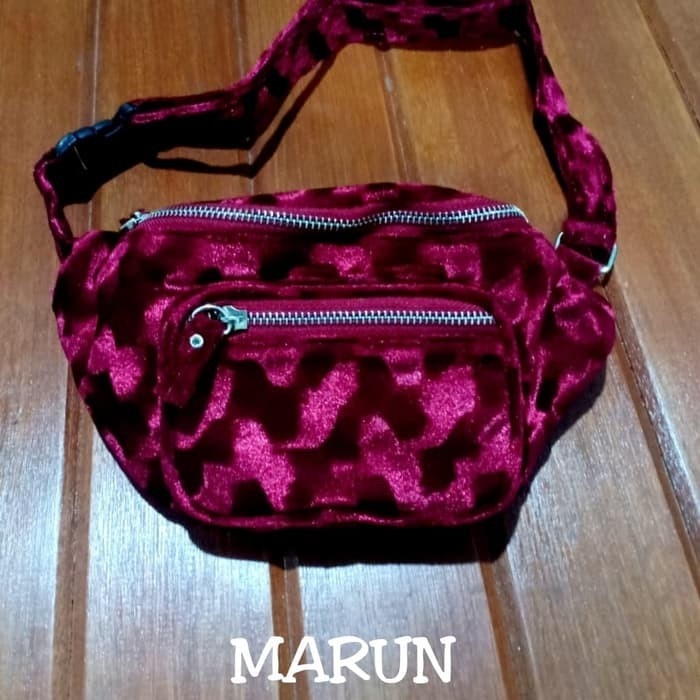 Waistbag Sabyan Bludru  2