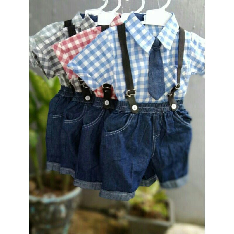 CHECKER SUSPENDER JUMPER SET 2