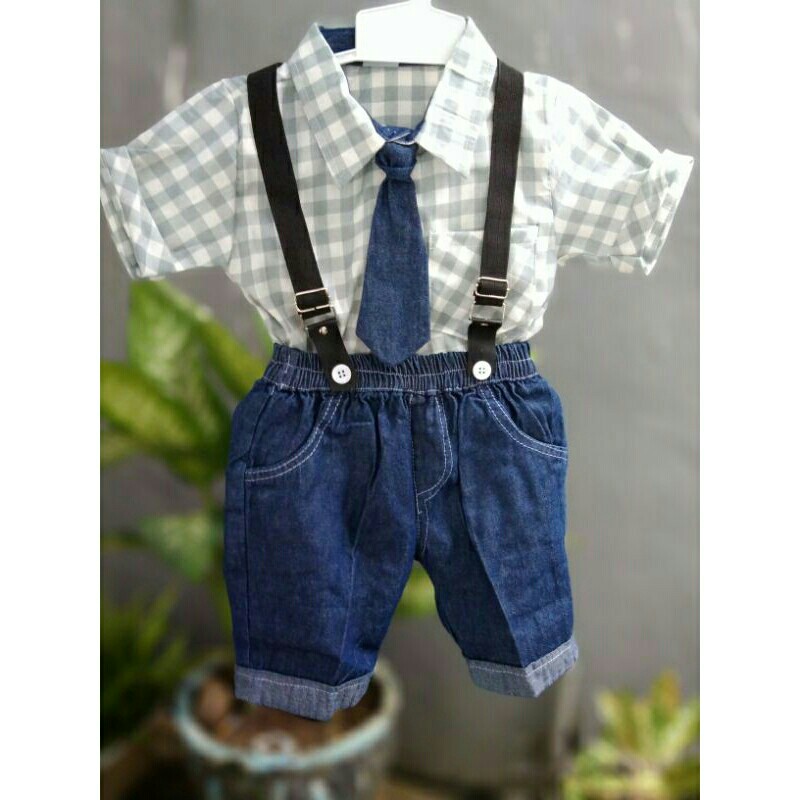 CHECKER SUSPENDER JUMPER SET 3