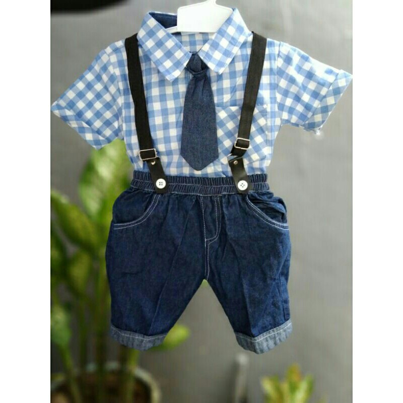 CHECKER SUSPENDER JUMPER SET 5