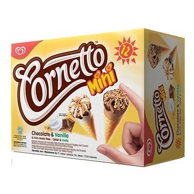 Walls Cornetto Mini Chocolate Vanilla 2