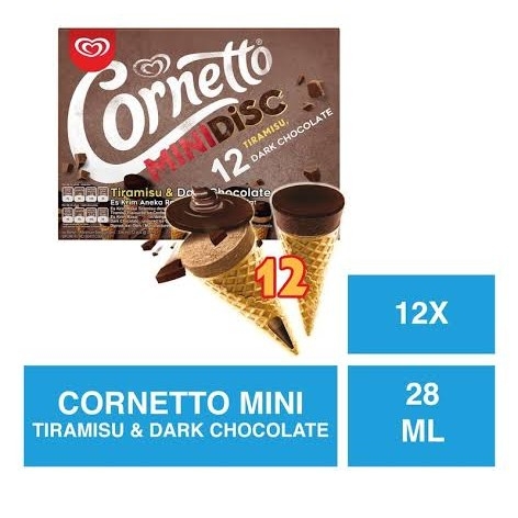 Walls Cornetto Mini Dark Tiramisu