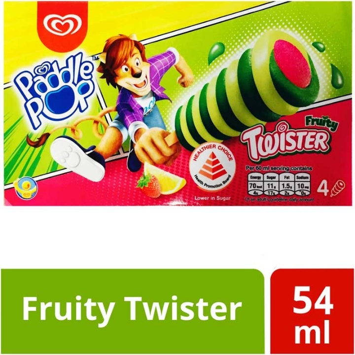 Walls Paddle Pop Twister Fruity