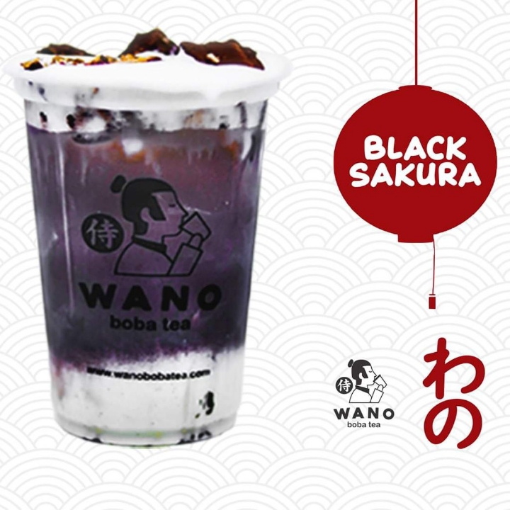 Wano Boba Black Sakura Dark Choco