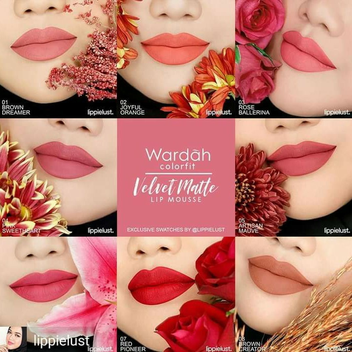 Wardah Color Velvet Matte Lip Cream