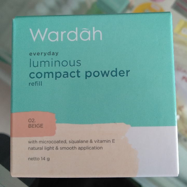 Wardah Everyday Luminous Compact Powder Refil 02 Beige