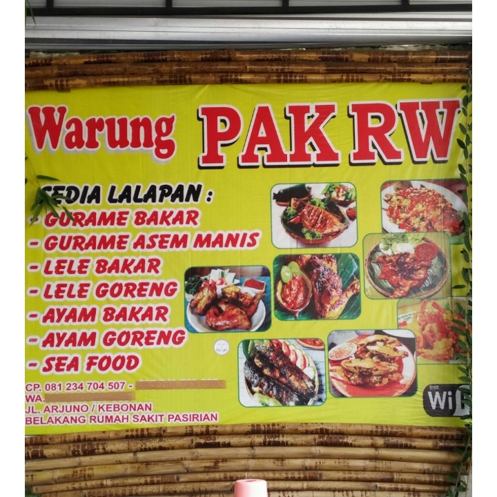 Warung pak RW - Pasirian