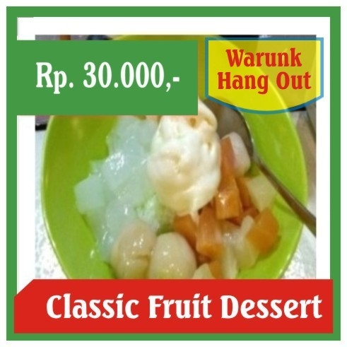 Warunk Hangout-Classic Fruit Dessert