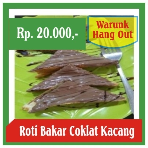 Warunk Hangout-Roti Bakar Coklat Kacang