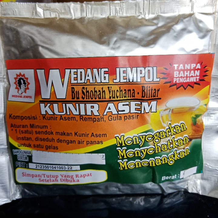 Wedang Jahe Kunir Asem