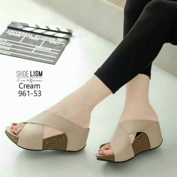 Wedges Silang AF24 Krem