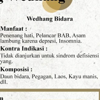 Wedhang Bidara 2