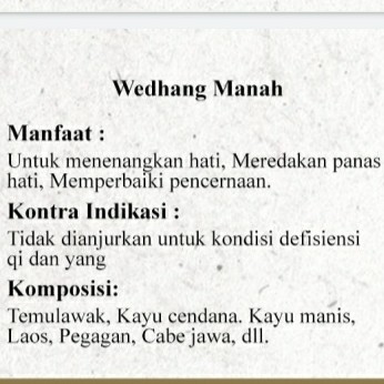 Wedhang Manah 2