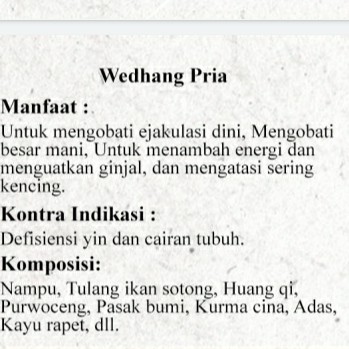 Wedhang Pria 2