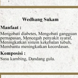 Wedhang Sukam 2