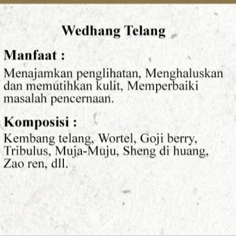 Wedhang Telang 2