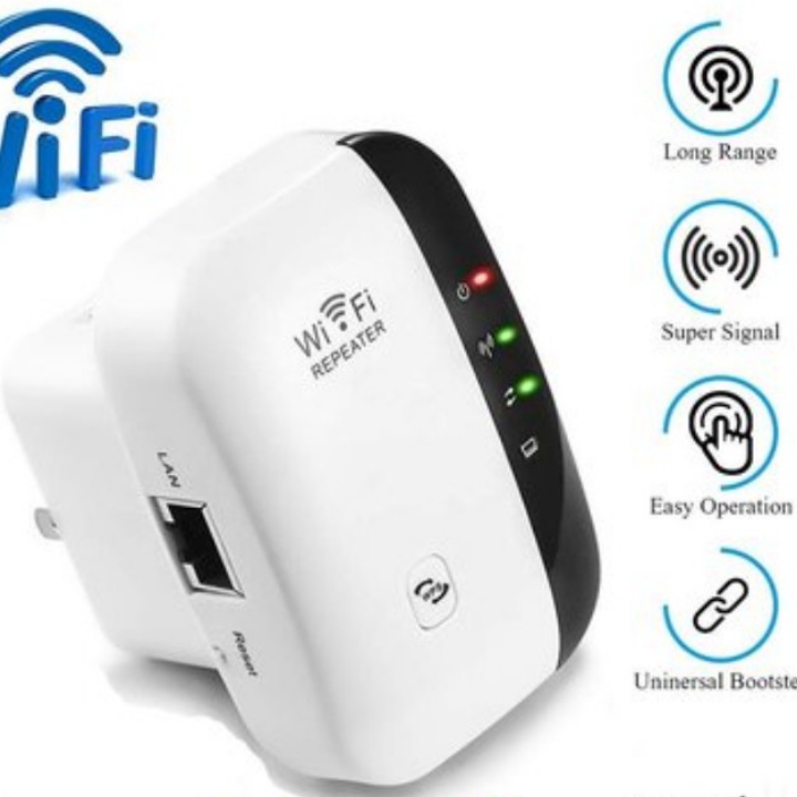 Wifi Repeater 300Mbps Acses Point Wireless Penguat Sinyal Amplifier