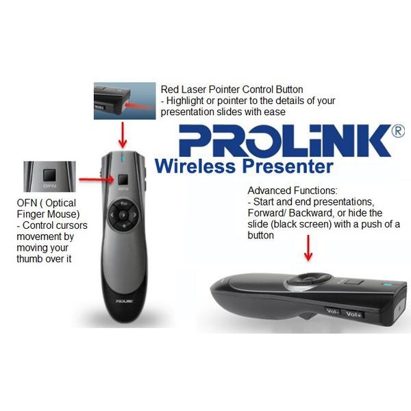 Wireless Presenter Tp-Link PWP102G Led Laser Pointer 3