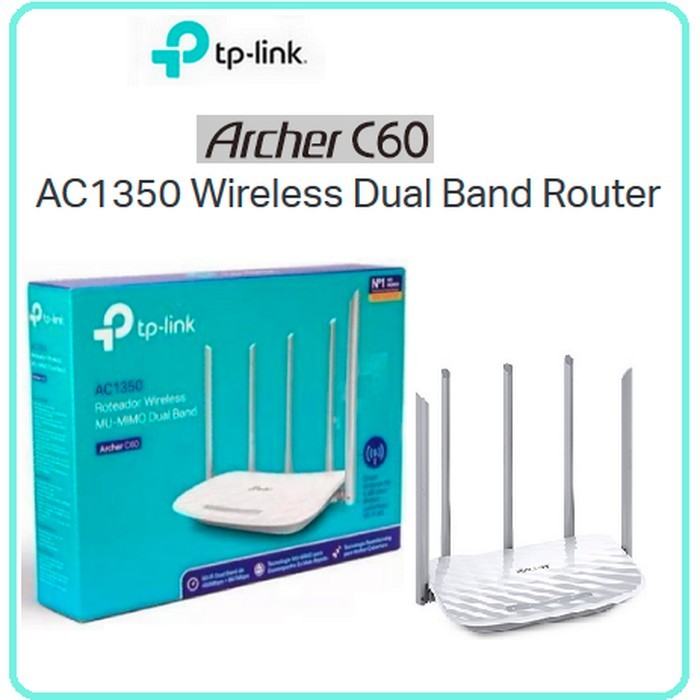 Wireless Router Tp-Link C60 Dual Band 3