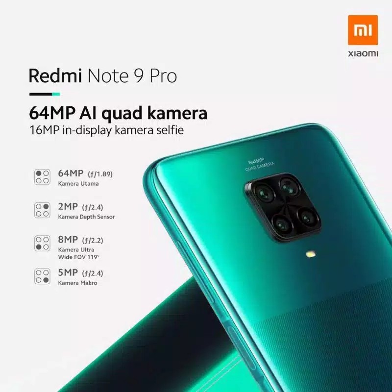 XIAOMI MI NOTE 9 PRO RAM 6 ROM 64 GREEN 2