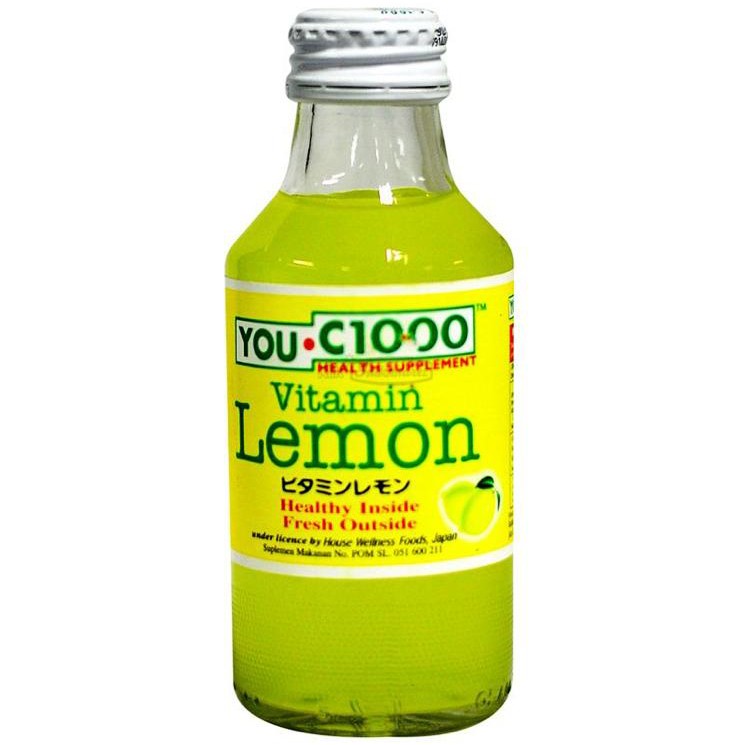 YOU C1000 HEALTH DRINK VITAMIN LEMON LIQUID BTL140 ML