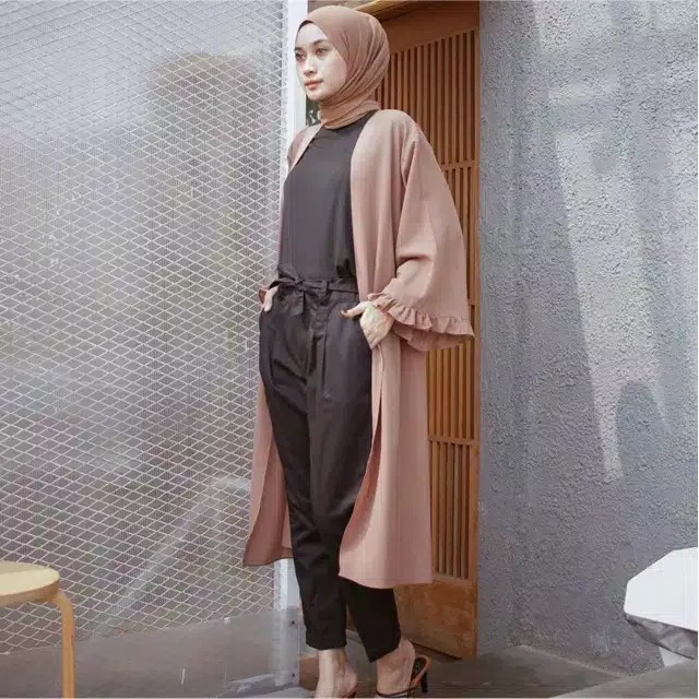 YURA CARDI  LONG CARDIGAN WOLFIS