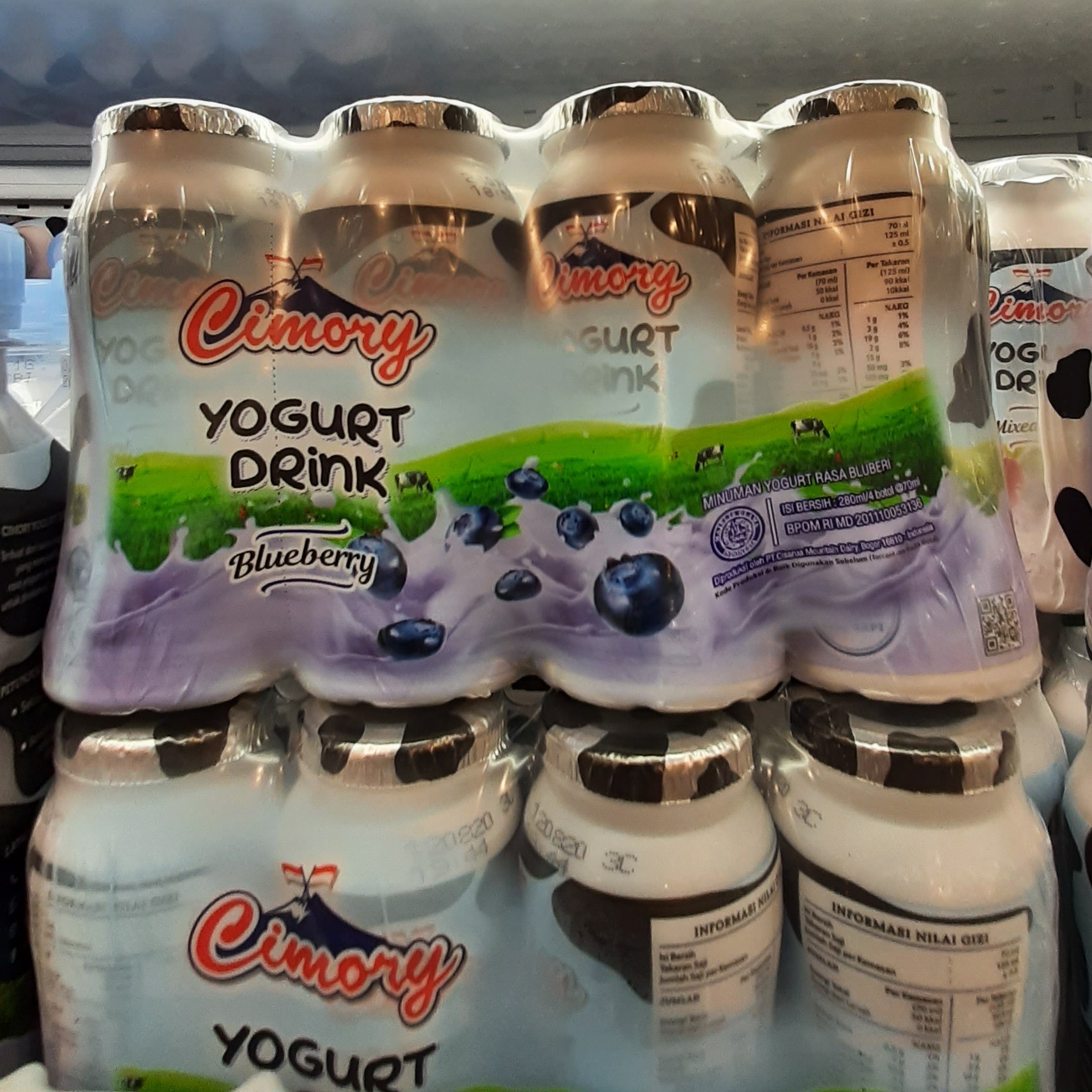 Yogurt Cimori Isi 4 Biji 280 ml