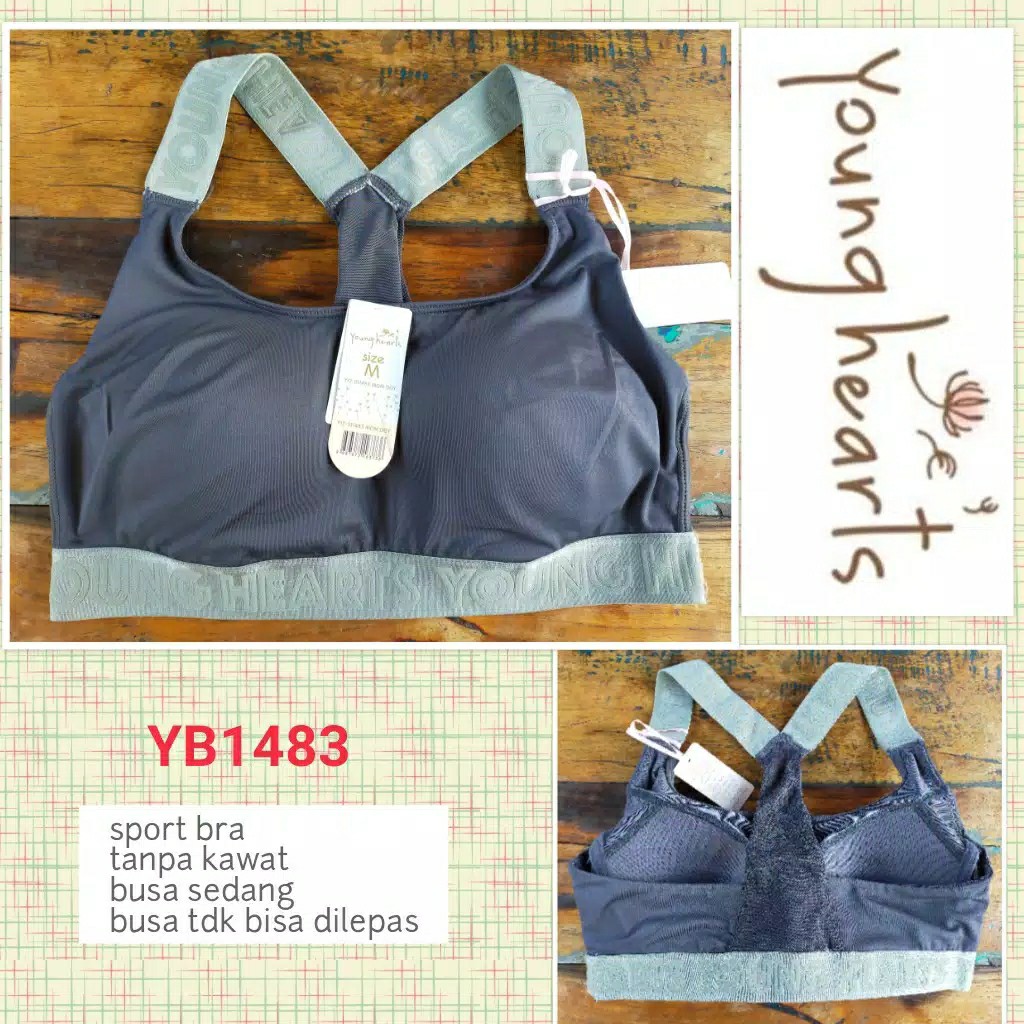 Younghearts Sports Bra YB1483 size M L 3