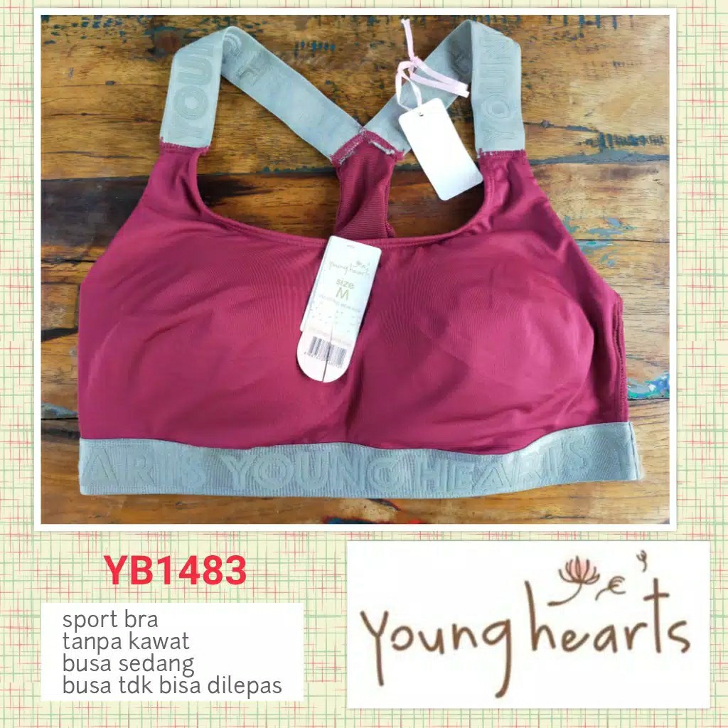 Younghearts Sports Bra YB1483 size M L 5