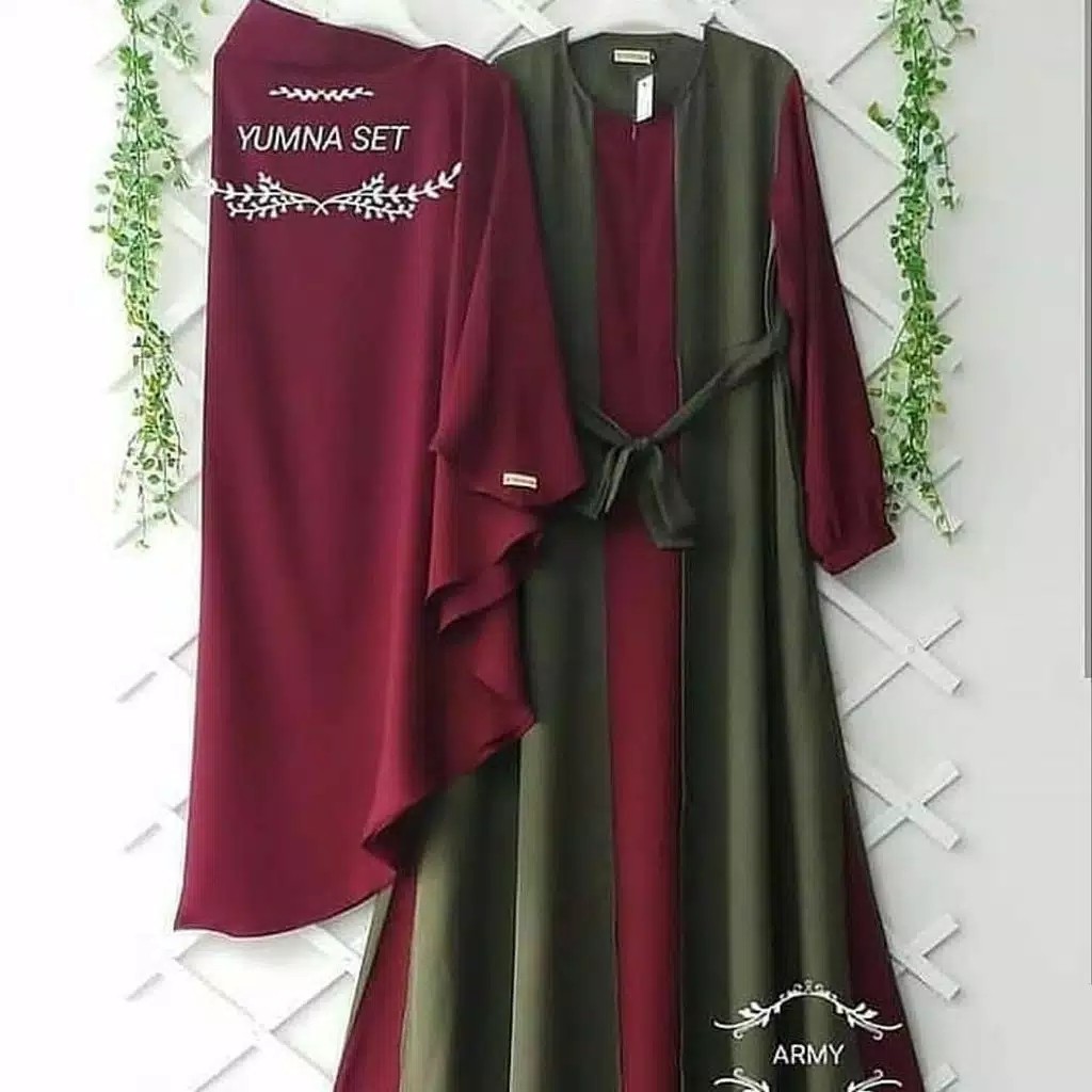 Yumna Set  Baju Gamis Syari Best Seller 2