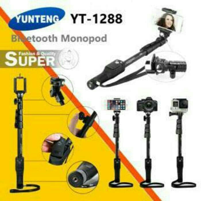 Yunteng Bluetooth Monopod Super Yt-1288