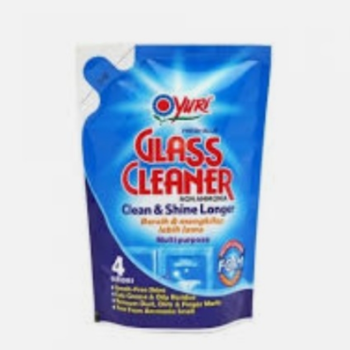 Yuri Glass Cleaner Blue Refil 410ml